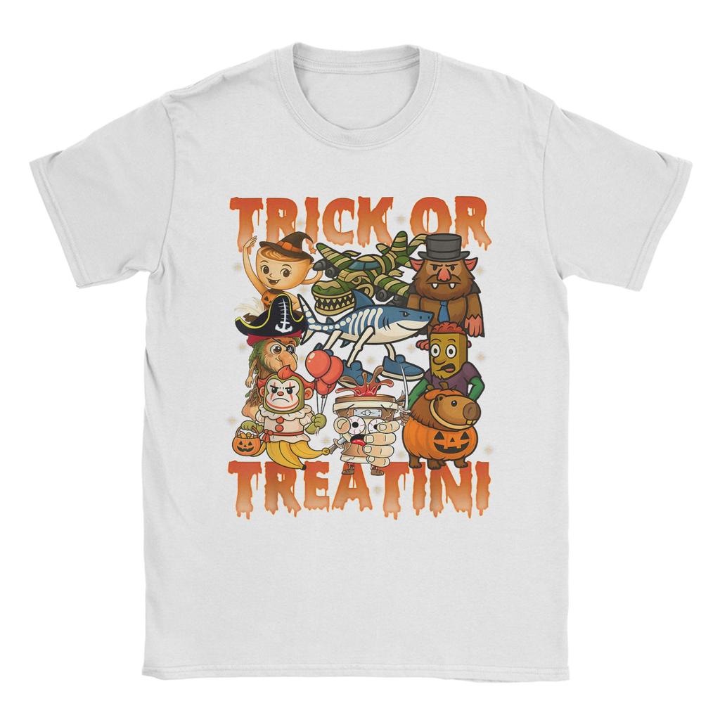 Vtipné italské hniloba mozku Italská hniloba mozku Halloweenské tričko pro muže Letní trička s kulatým výstřihem Novinková trička Nadměrné oblečení