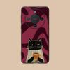 Cute Coffee Cat Matte TPU Mobile Phone Case for Huawei Mate 60 50 40 30 20 10 Pro Plus Lite E 5G Colorful Printing Cover