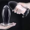 Orirya Anal Plug Anal Development Soft TPE Transparent Egg Shape Anal Goods Anal Stopper for Women Adult Goods for Men Anal Plug SM Goods Anal Plug
