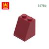 53Pcs/lot 3678 Roof Tile 2X2X2 Dots 65degree Block Moc Hue Accessories Compatible featuring Brick DIY Children's Plaything Assembly