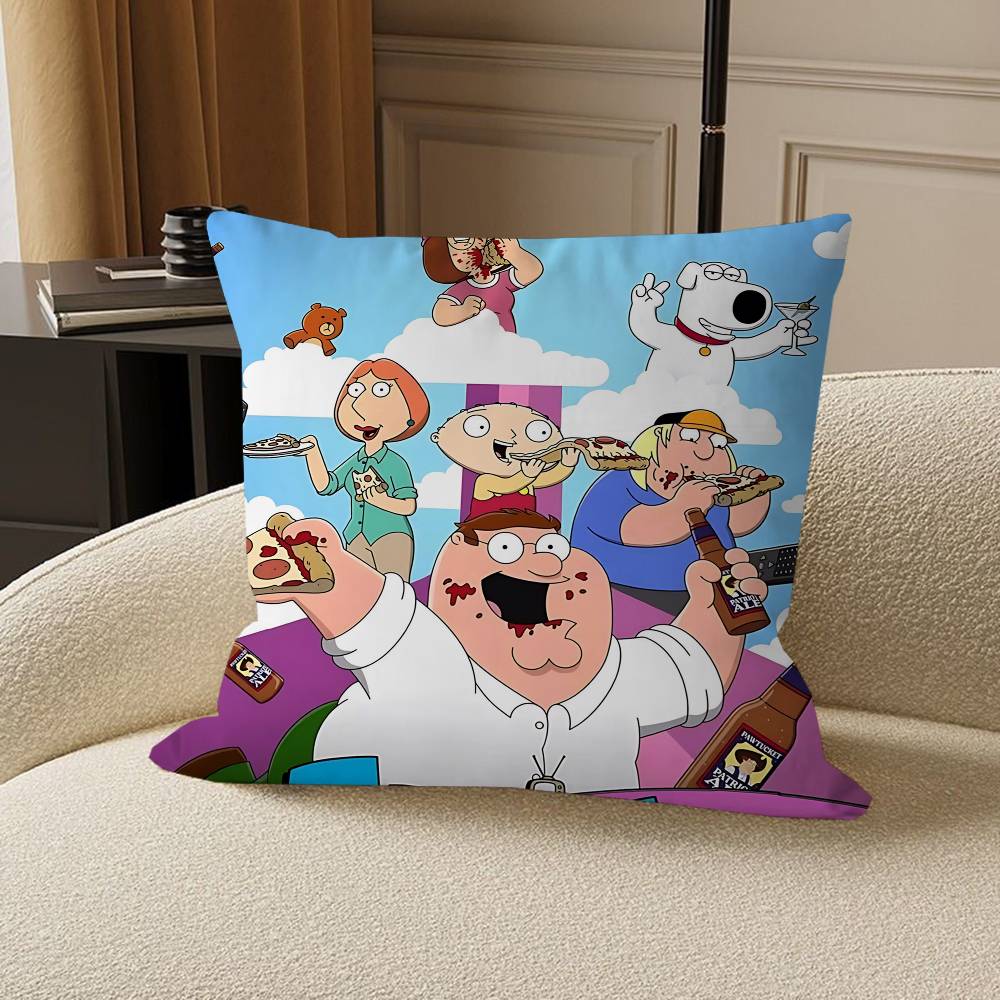 

G- Guy Cool F-Family Pillow Gift Home Office Decoration Bedroom Sofa Car Cushion Cover case 45x45 12x12Inch