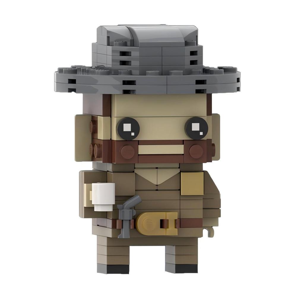 Stranger Things Season 1 Square Head Boy Collection Role Model Compatible Assembling Toy Man