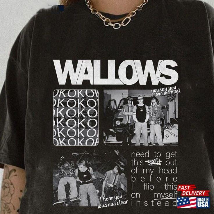 Wallows Band Tour Retro Gift For Fans S to 5XL T-shirt K535 Unisex T-Shirt L