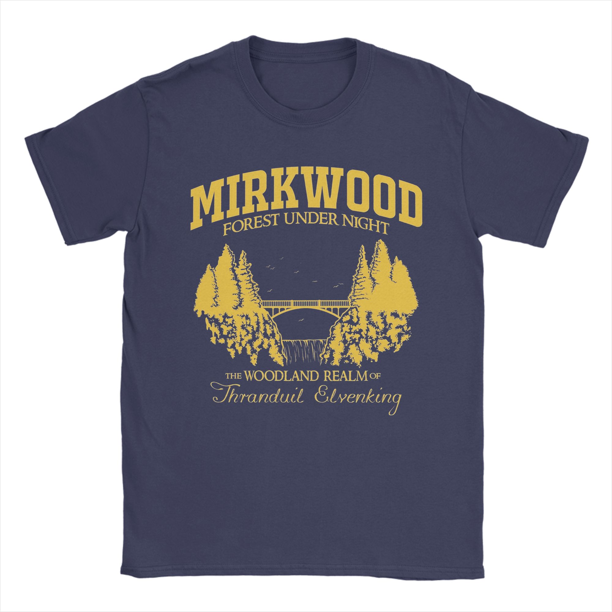 

LLords Of The RRings Mirkwood Forest TShirt Men Vintage 100 Cotton Tee Shirt Round Collar T Shirts Adult Clothing 4XL