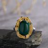 Natural Topaz Citrine Amethyst Ring S925 Sterling Silver Colored Jewelry Xiaohongshu