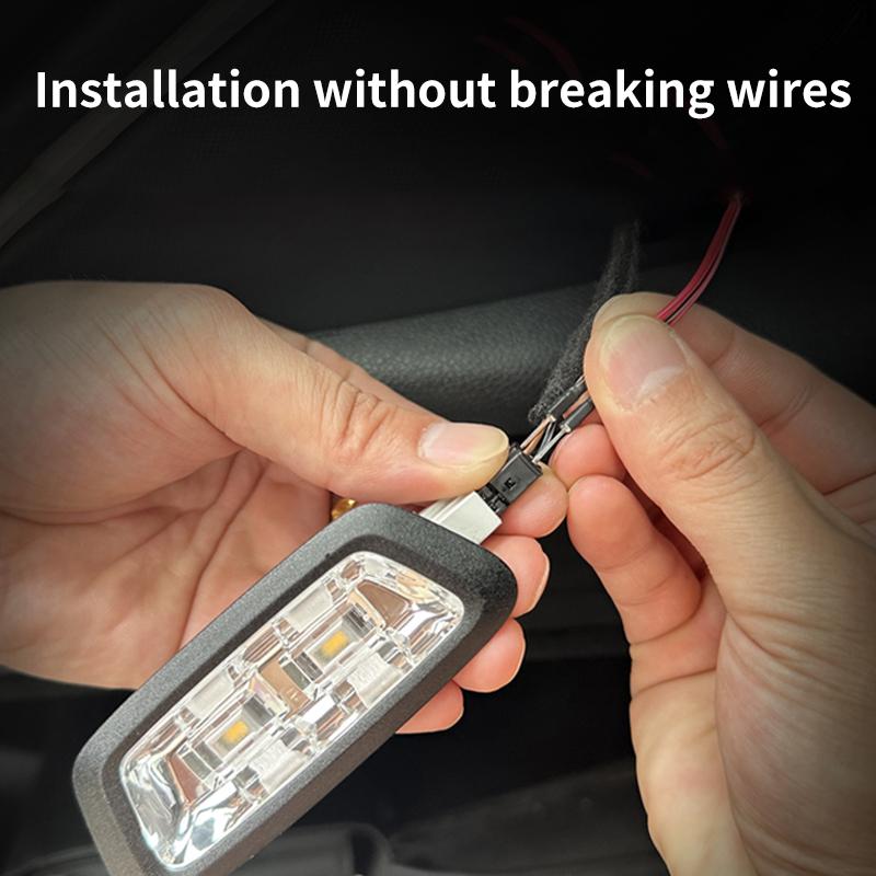 Luz de Maletero de Alto Brillo para Coche, Luz Ambiental, Decoración Interior, Tira de Luces LED Inalámbrica con Sensor Automático para Portón Trasero