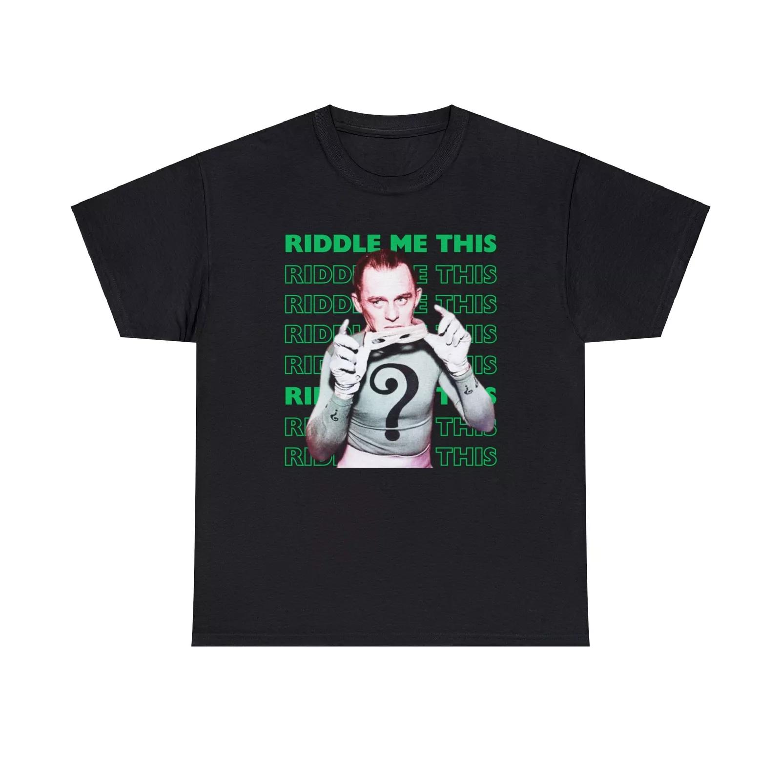 

Riddle Me This Unisex Heavy Cotton Tee, The Riddler, Frank Gorshin, Batman S