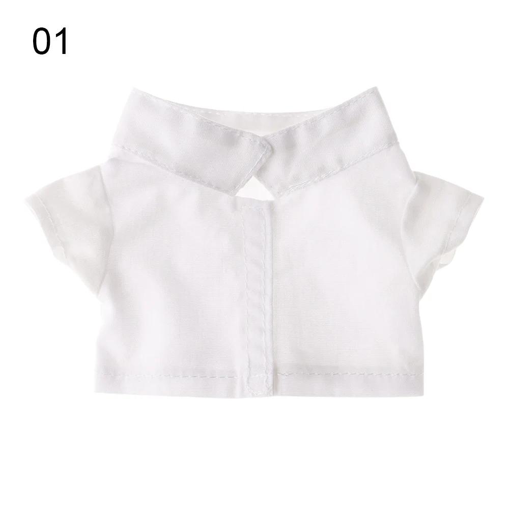 20cm Doll Clothes Miniature Hat Doll Jeans Shorts Outfits Overalls Handmade Jacket Pants For 1/12 BJD Dolls Accessories Kids Toy