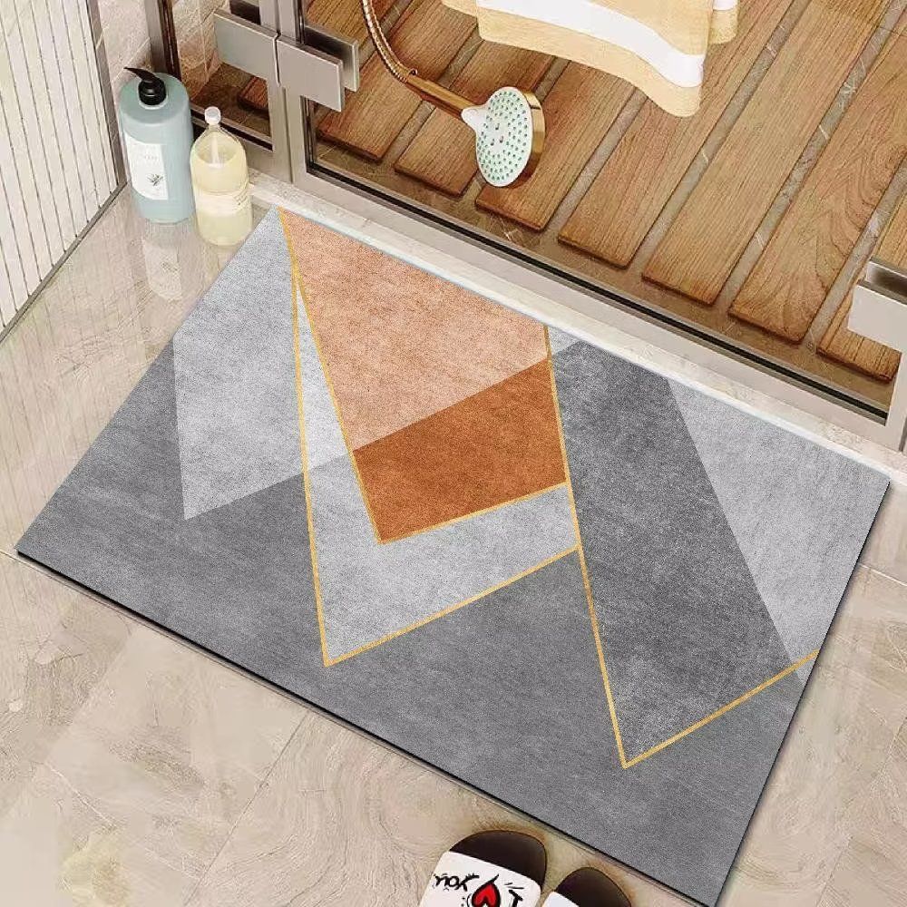 Absorbent floor mat Quick-drying bathroom Bathroom Household entrance Premium non-slip foot mat Toilet diatom mud cushion