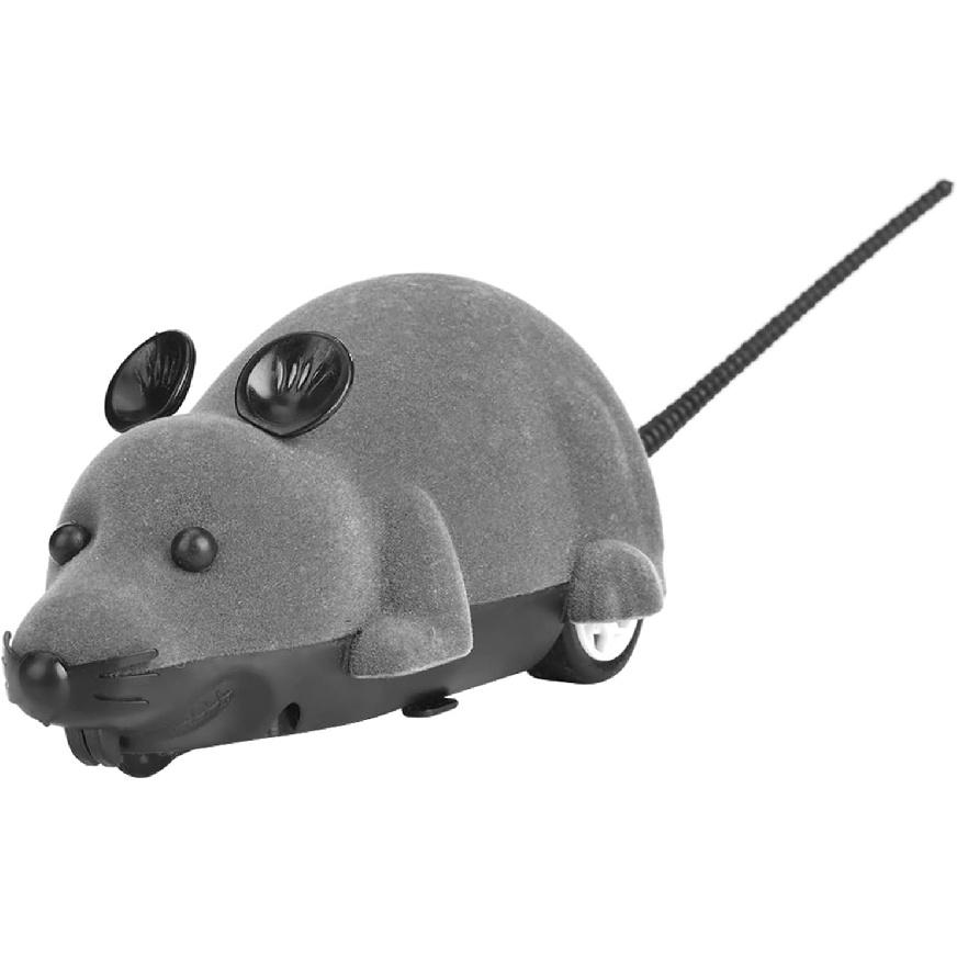 Remote Control Toy for Cats, Electronic Rat Toy for Kitten Funny Chasing Simulation Animal Toys Pet Novelty Gift(Gray)