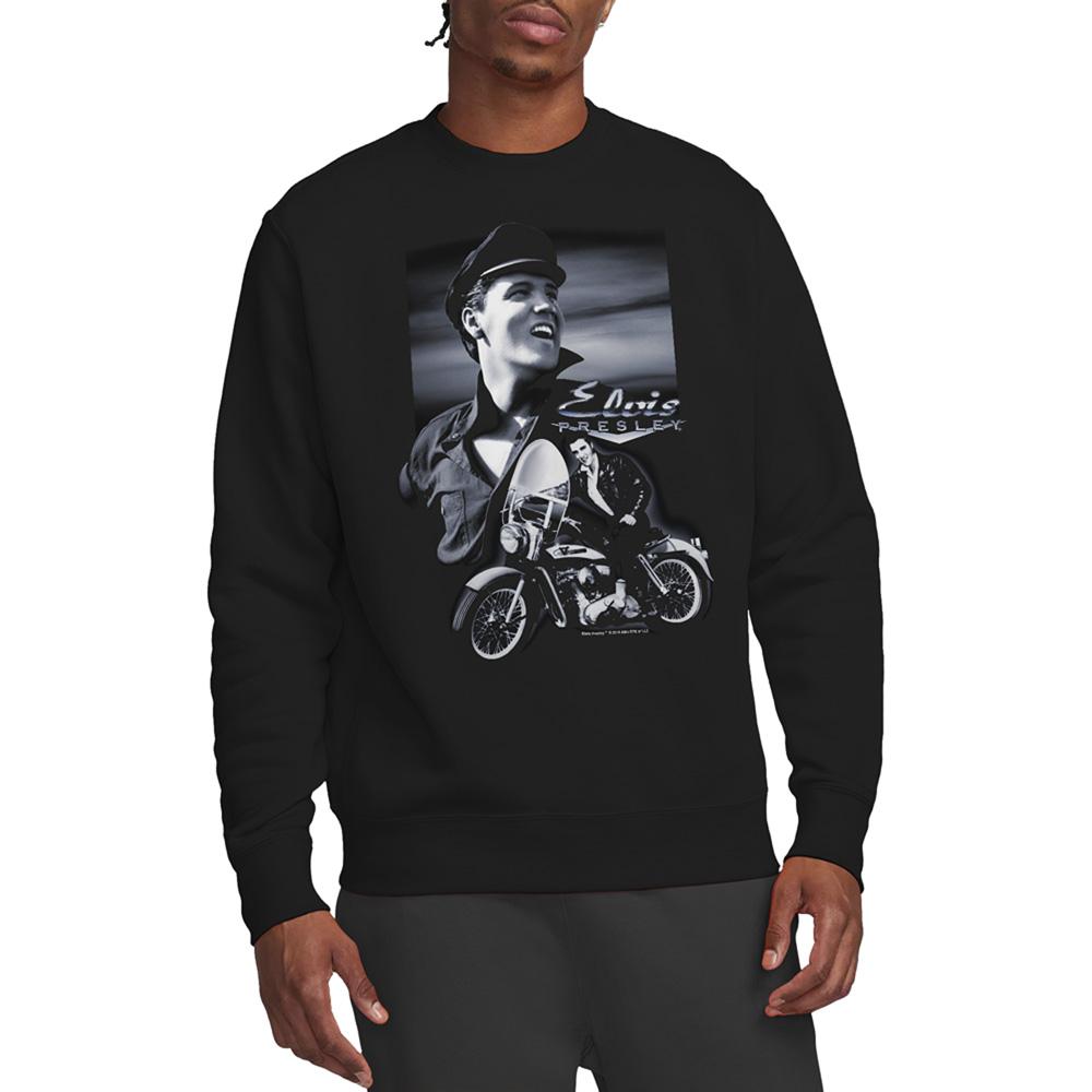 Elvis Presley Unisex Erwachsenen Motorrad-Sweatshirt