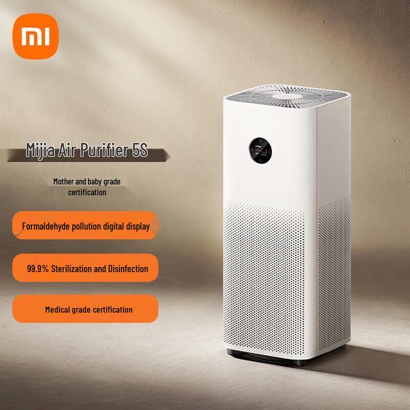 Умный очиститель воздуха Xiaomi Mijia 5S, китайская вилка (адаптер в комплекте)