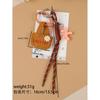 Ins wind wool felt mini bag cute balloon dog braided rope bag pendant versatile keychain car hanging