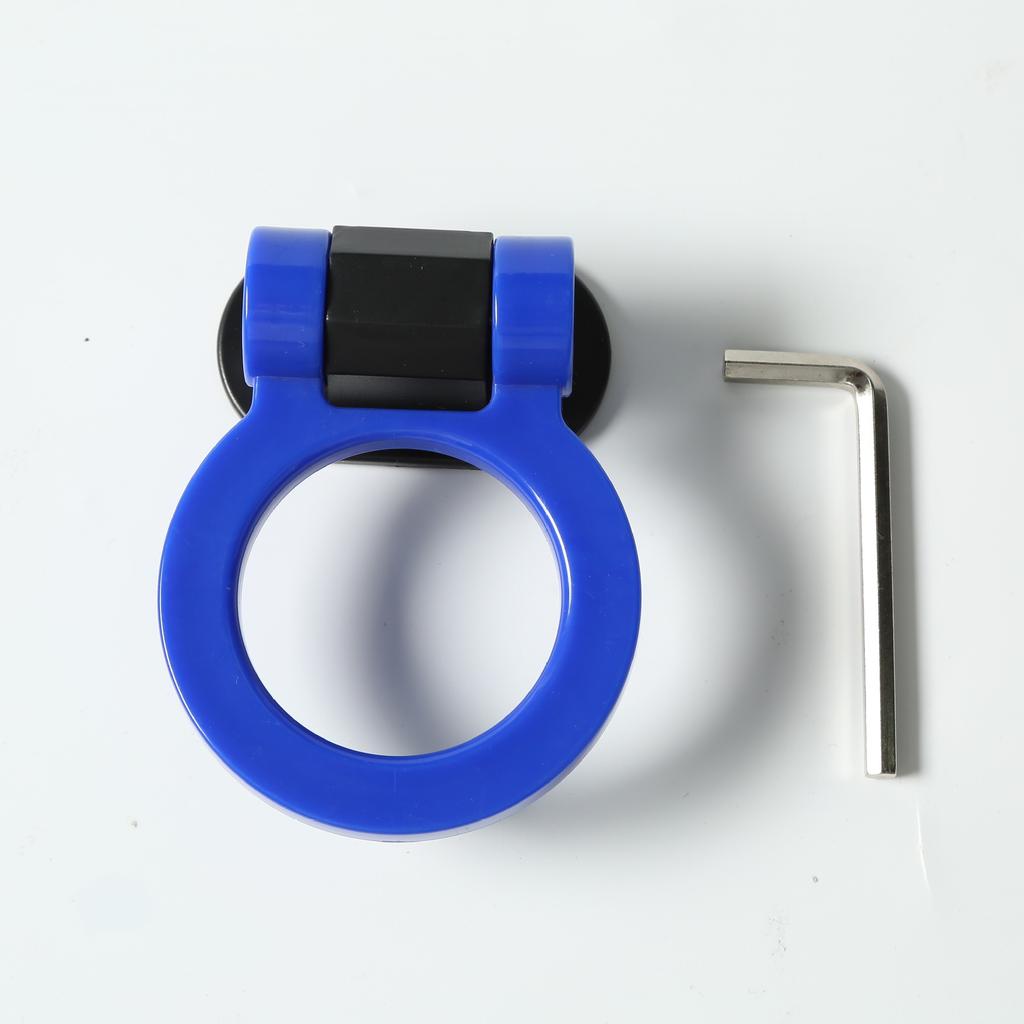 ABS Car Styling Trailer Hooks Sticker Decoration Car Auto Rear Front Trailer Simulation Racing Ring Vehicle Towing Hook