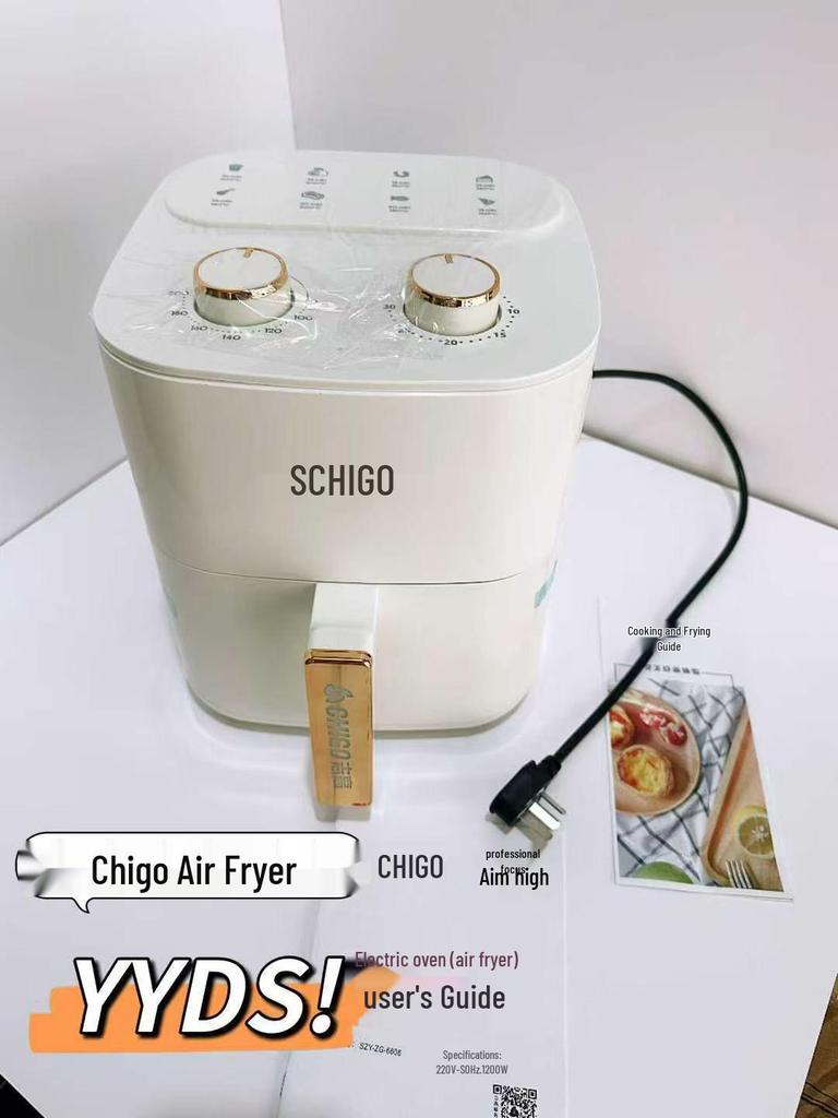 Xianke Smart Air Fryer: Large Capacity, Smokeless, Fully Automatic with Mechanical Timer