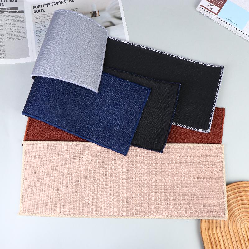 Durable Imitation Linen Stair Treads Non-Slip Water Absorption Floor Mat Noiseproof Washable Home Steps Protective Mat Pets Safe