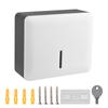 Wall Mount Paper Towel Dispenser Multifold Hand Towel Tissue Holder with Key Lock for Bathroom Kitchen Bedroom