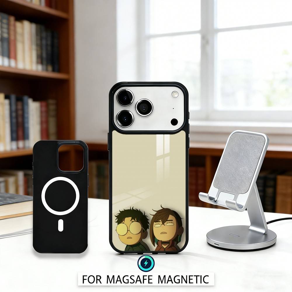 1PC Anime D-Dandadan Phone Case For iPhone 17,16,15,14,13,12,Pro,Max For Magsafe Magnetic Wireless Charging