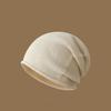 Autumn and winter soft pile hat women's warm baotou hat bare solid color cold hat women's hipster pullover hat