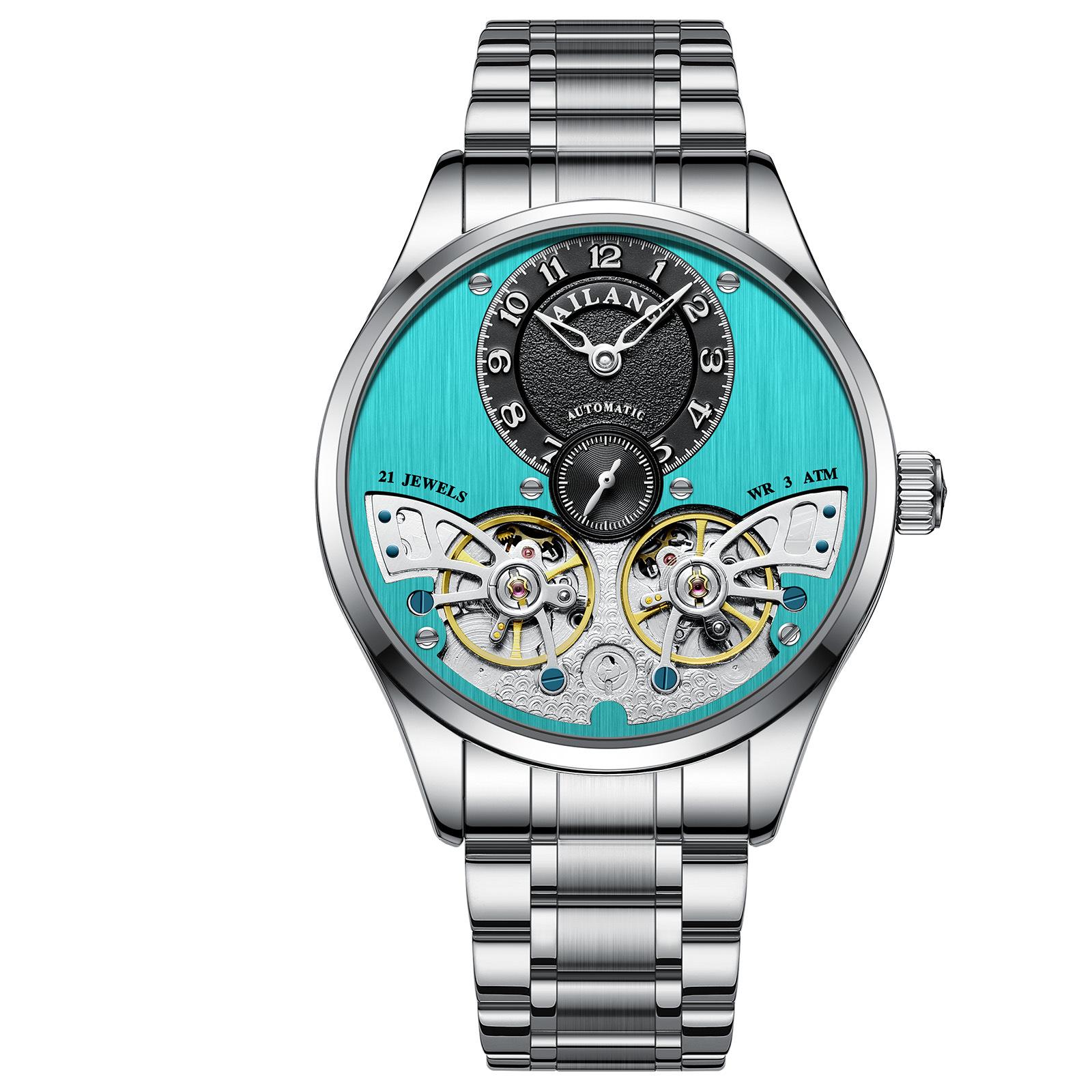 

Ailang 2025 Men s Double Tourbillon Automatic Mechanical Watch