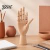 Künstler-Schaufensterpuppe für Figurenpuppe Mannequin Körper Flexibel Zeichnen Holzgelenke Menschliches Ornament Künstler-Pose Modell Bewegliche Gelenkige Hand