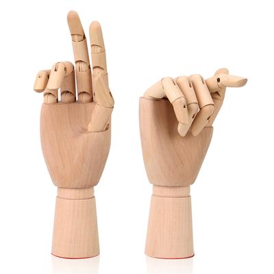 Sketch Mannequin Model Movable Limbs Human Artist Models 10 Inches Tall Wooden Hand Model Flexible Jointed Doll Home Decor