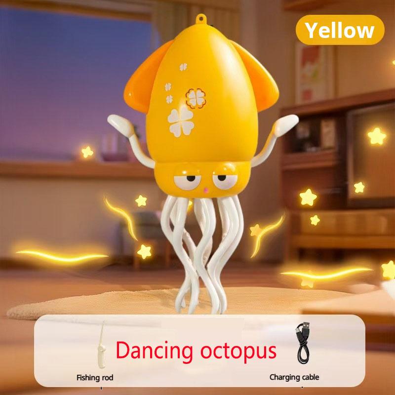 Elektrická tančící chobotnice hračka pro děti zvuk a světlo vyhýbání se překážkám lezoucí simulovaná chobotnice dětské zábavné interaktivní hračky