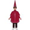 Multifunctional Role Play Outfit Includes Jacket Pants Cape Hat Roleplaying Clothes For Cosplay Event And Themed Parties
