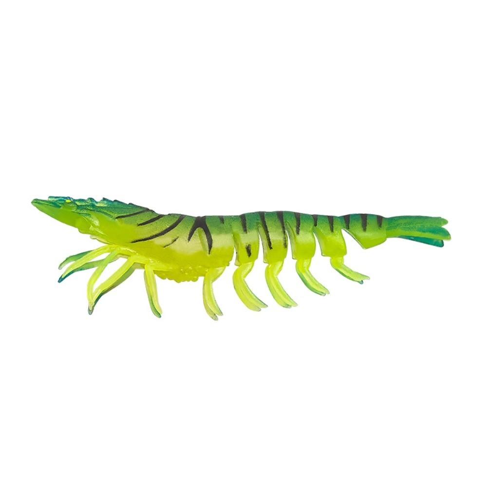 9.5cm 4.5g Soft Fishing Lure Hookless Prawn Fishing Bait Shrimp Fishing Lure  For Trout Fishing
