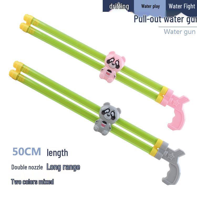 Multi-Hole Water Cannon Toy for Beach Play