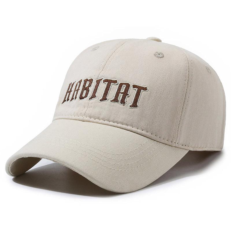 Embroidered Habitat Lettered Baseball Cap Men Women Spring Autumn Shade Sports