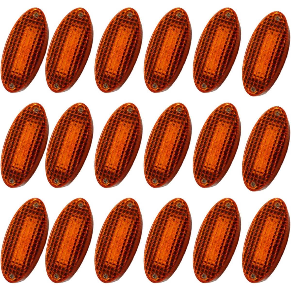 

APSMOTIV 18PCS LED Marker Lights Trailer 24V Trailer Amber Semi Trucks Marker lights Universal for Auto Car Bus Truck Lorry Trailer Boat Deck Courtesy бурштин
