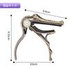 Alice Guitar Bronze Color Crocodile Capo with Upgraded Aluminum Alloy Crocodile Capo, Pads, Material, Design, A007G/BR
