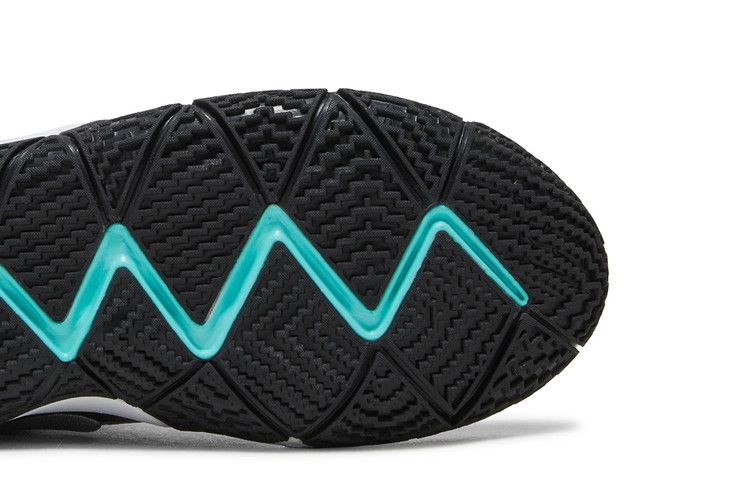 Kids' Sneakers Nike Kyrie 4 Aqua Blue (GS) Tropical Twist/Metallic Silver-White