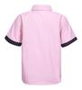 Kids Boys Casual Top Short Sleeve Turndown Collar Button Front Polka Dot Print Stylish T Shirt