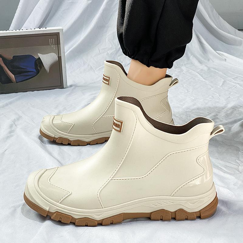 Nové venkovní protiskluzové lehké boty Pánské holínky Nepromokavé gumové rybářské boty Odolné nepromokavé gumové rybářské boty