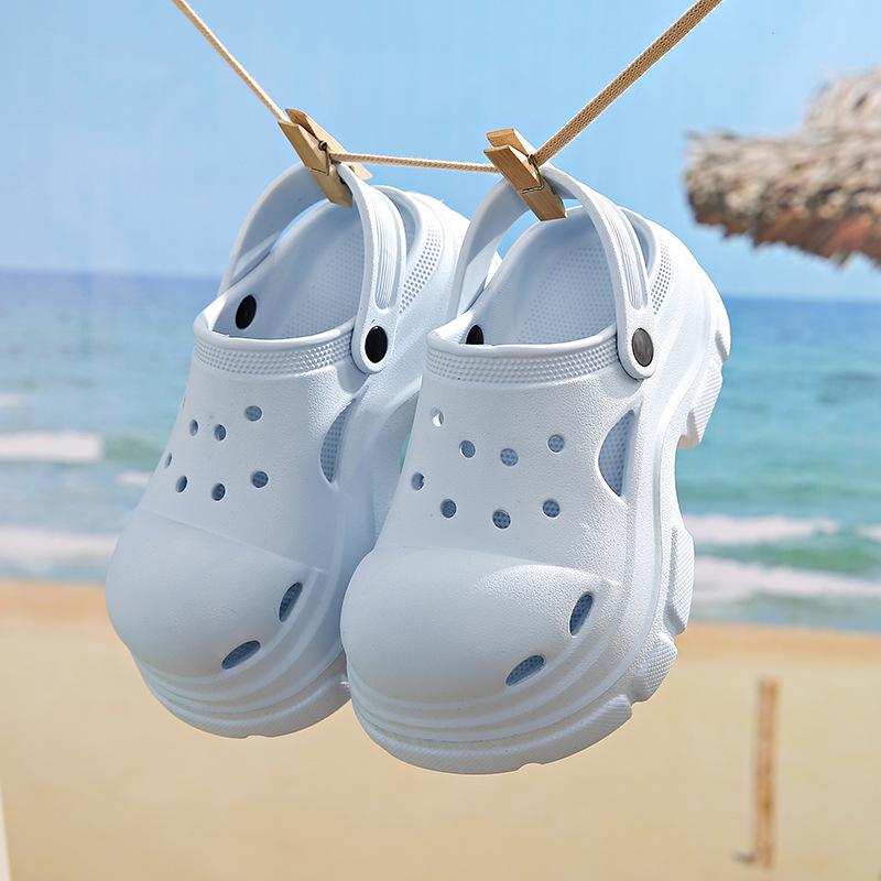 Men s 2025 Summer Waterproof Anti-Slip Height-Increasing Sandals - Breathable, Soft Sole, Casual Outdoor Slippers