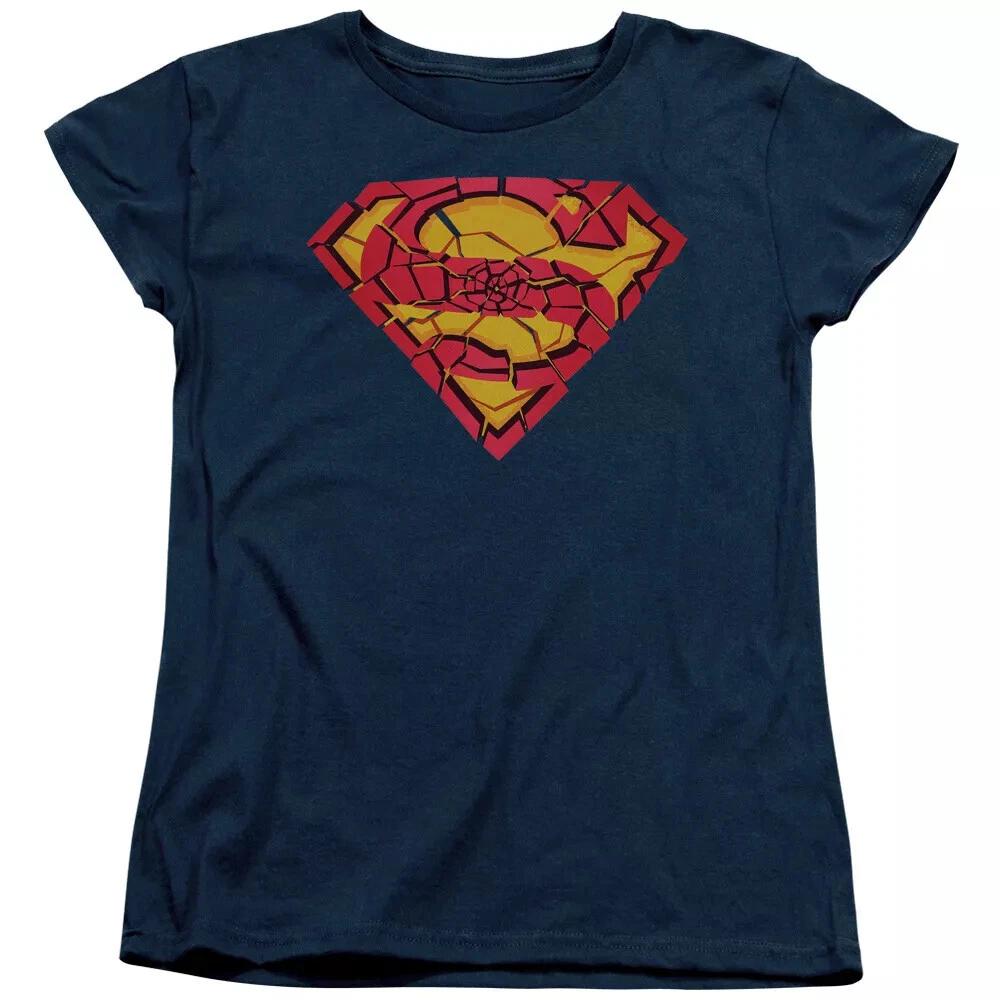 Superman  Shattered Shield  Women s T-Shirt 2XL