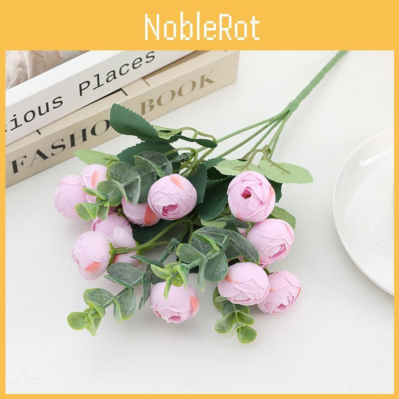 Simulation Bud Rose Flower Wedding Decoration Home Living Room Flower Decoration