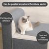 Selvklebende teppe katter skrapebrett Vegg Anti-katte ripe sofa Gjør-det-selv-katter skrapebrett Sofabeskyttelse Poter skjerpes Trimmes