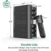 Weekly Pill Organizer 3 Times a Day, Portable Travel Pill Box 7 Day with Large Pill Containers, Light-Proof Pill Case