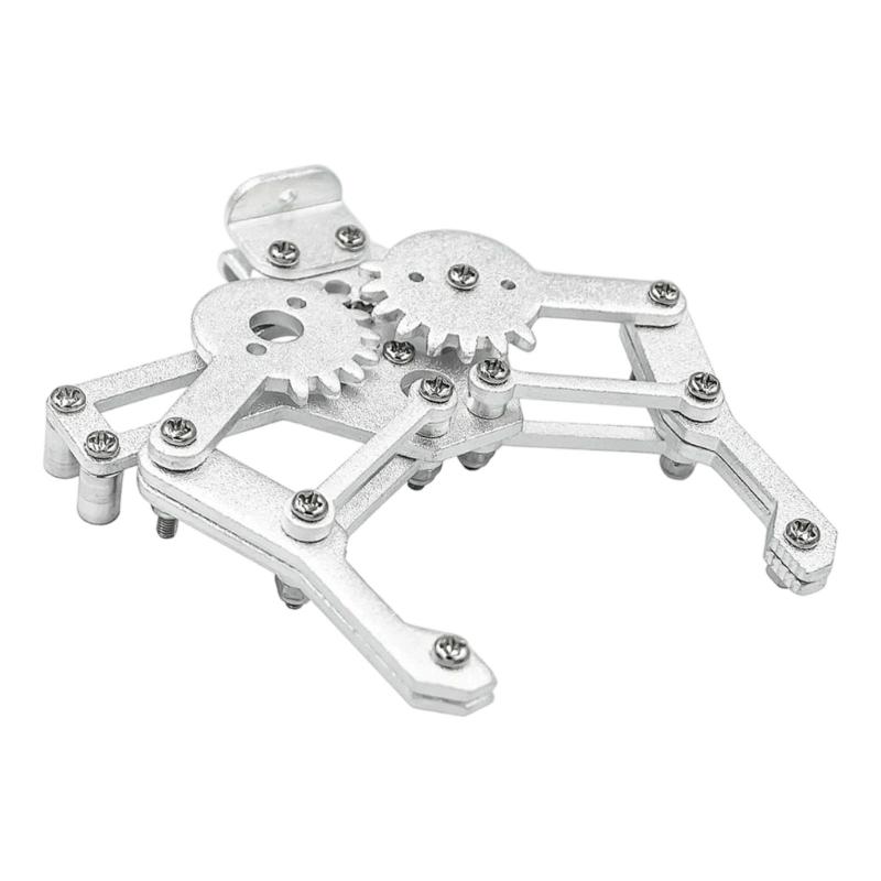

High Performances Robotic Arm Gripper Metal Construction Mechanical Gripper For 995 MG996 SG5010 Superior Clamping срібний