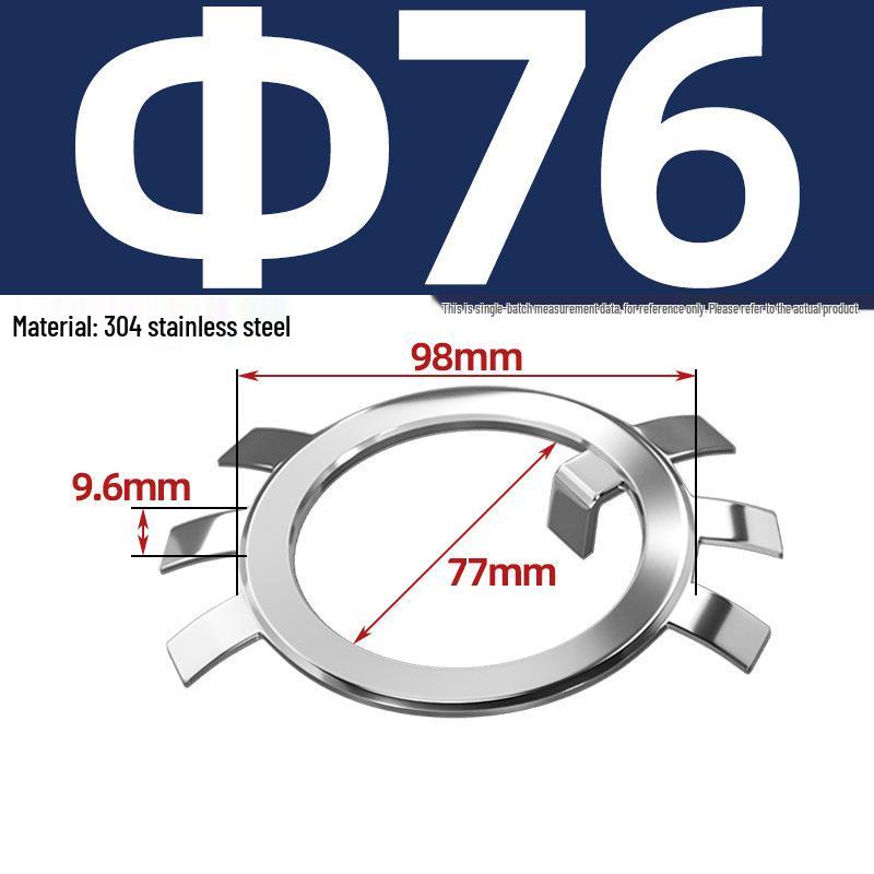 65MN Manganese 304 Stainless Steel Six-Claw Anti-Loosening Lock Nut Washer