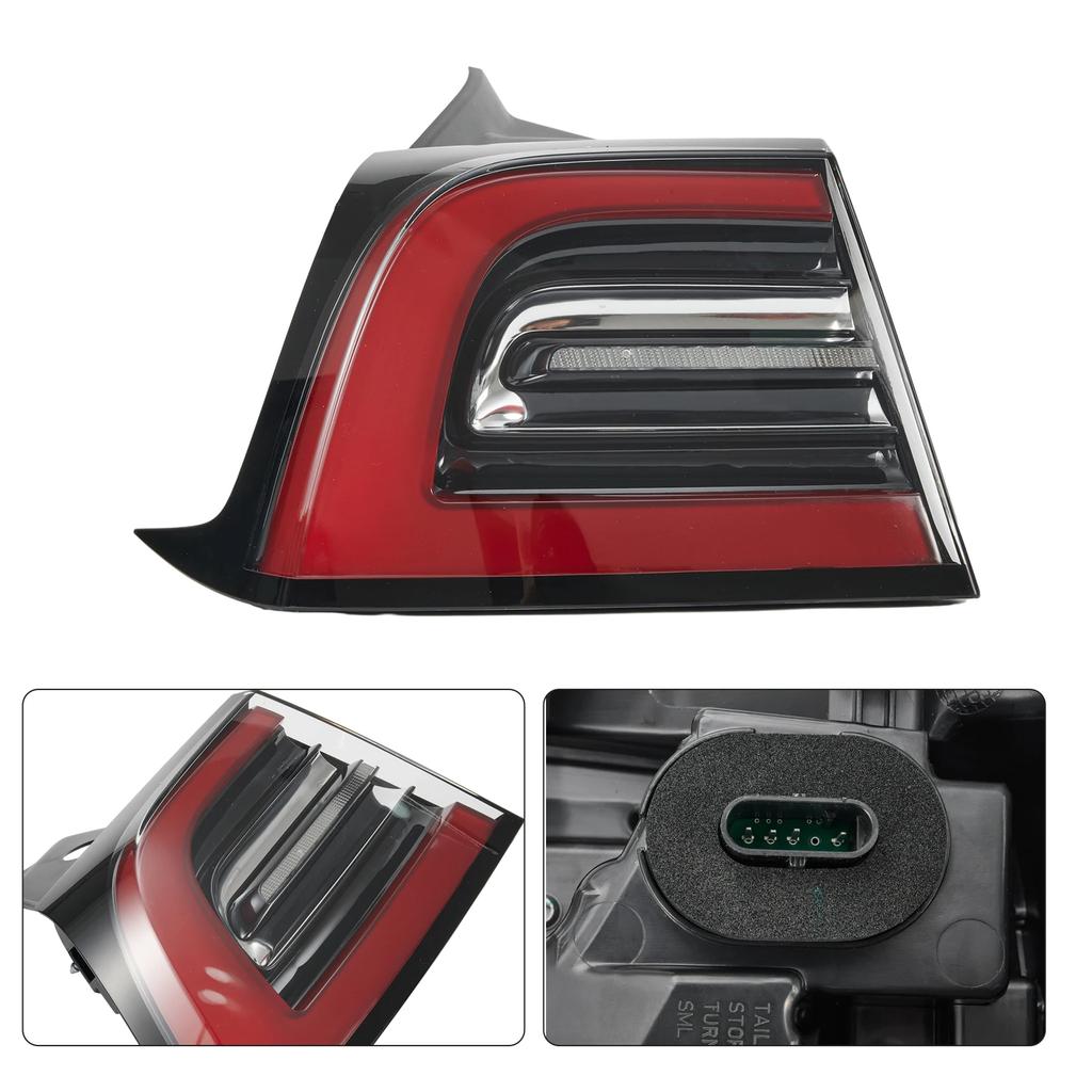 Brake Lamp Rear Tail Light 1PC 1x For Tesla Model 3/Y 2020-2024 For Tesla Model 3/Y 2020-2024 Useful Practical