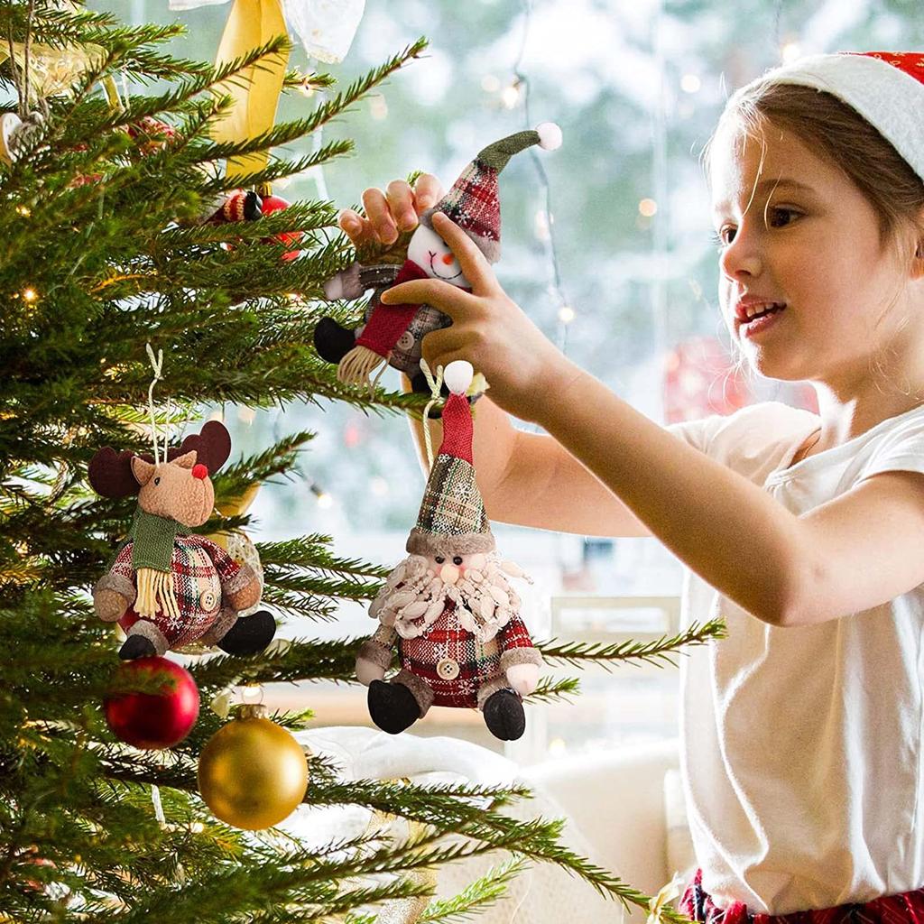 Santa Claus Doll Chirstmas Decorations Home Decor Table Elk Doll Christmas Ornaments Xmas Navidad Gifts Happy New Year