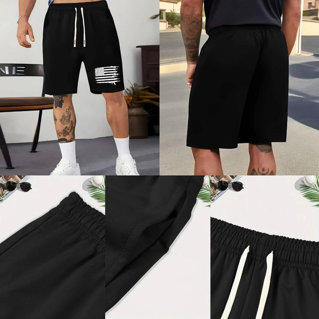 USA America United States Flag Boxing Shorts 3D Print Fighting Training Unisex Men Women Quick Dry Fitness Gym Sport Workout Casual Streetwear