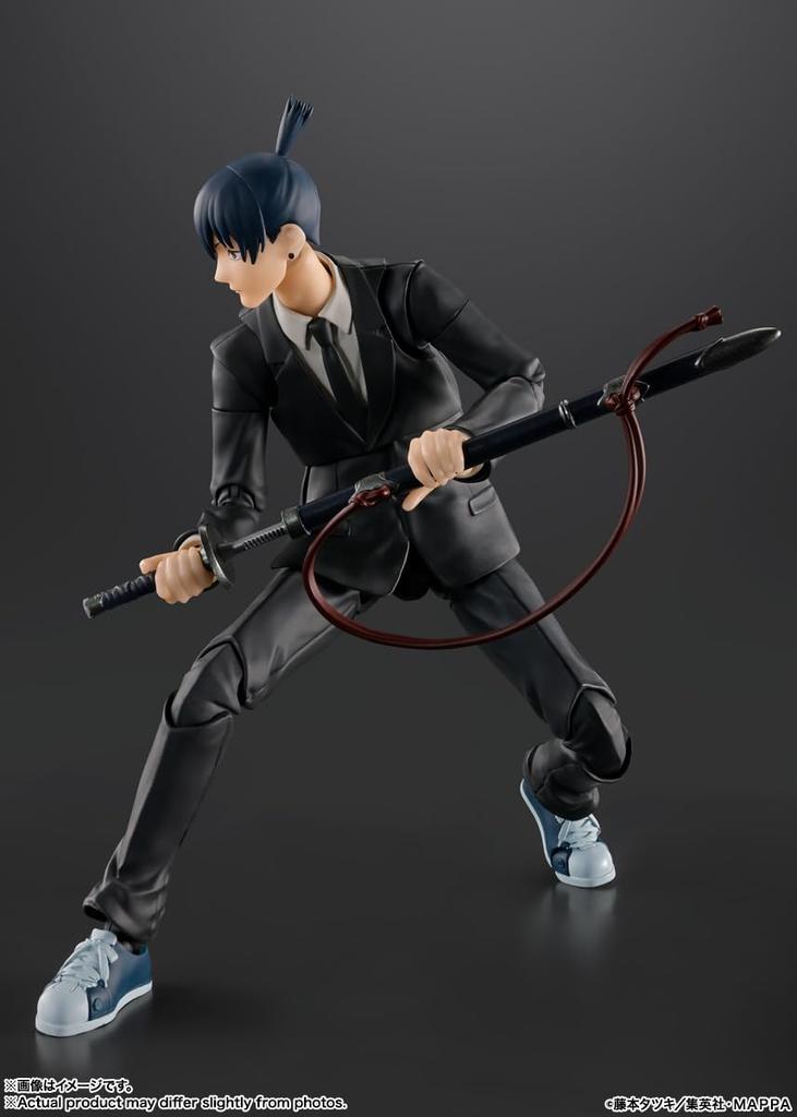 TAMASHII NATIONS Chainsaw Man Aki Hayakawa 155mm PVC ABS Painted Action Figure S.H.Figuarts Approx. &