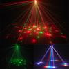 4 Arm Stage Beam Laser Light LED Beam Moving Head Stage Light DMX512 Sound Control KTV Laser Disco Bar Party Light