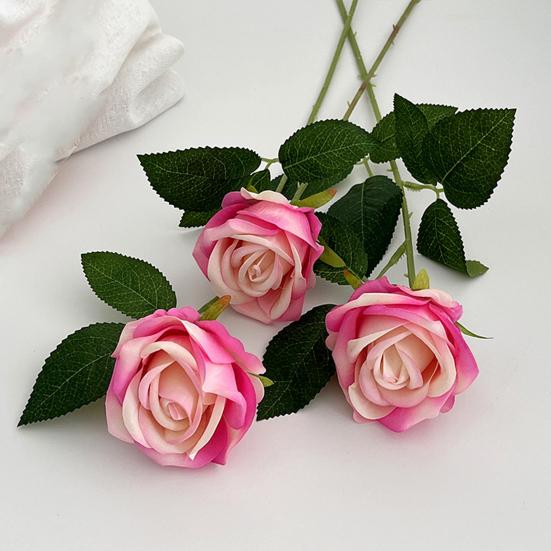 3 Stück Künstlicher Blumenstrauß Kein Verwelken Kein Gießen Langanhaltende Lebendigkeit Strahlend