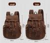 Zaino da Viaggio Unisex Retrò - Borsa per Computer da Uomo alla Moda